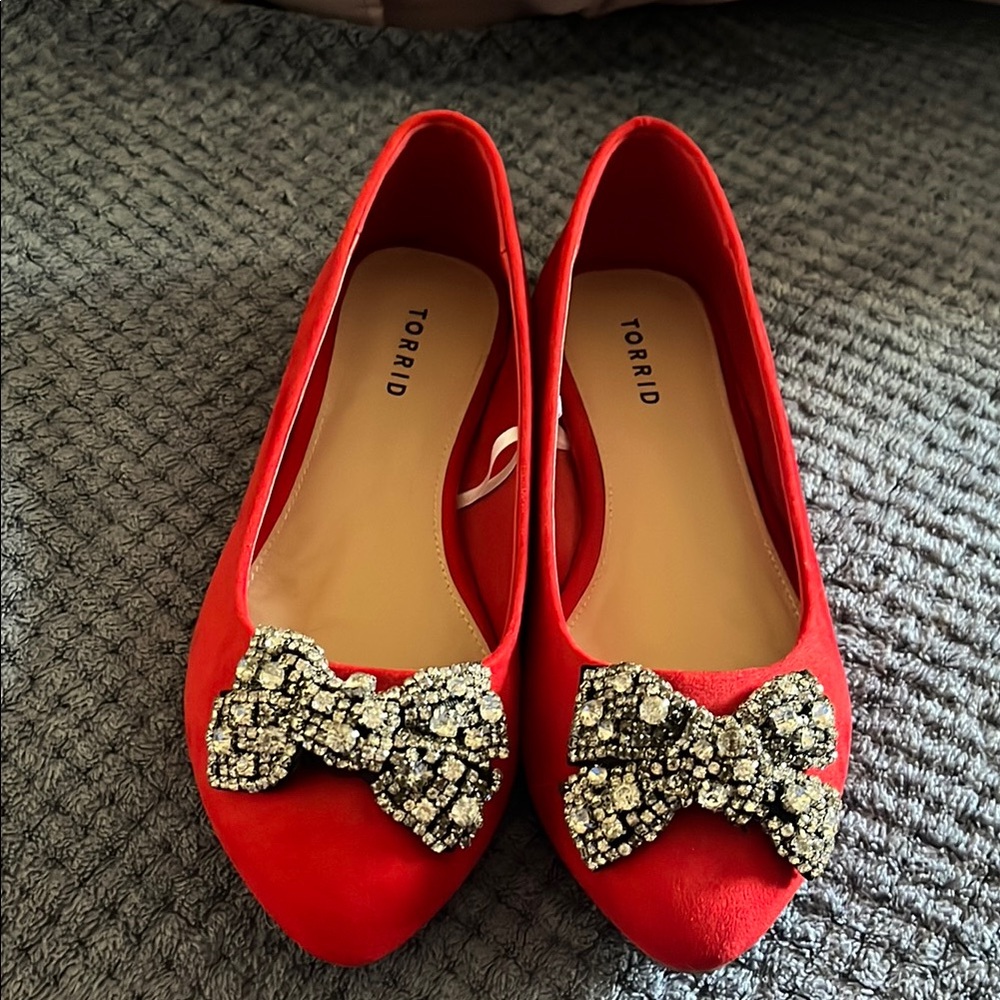 Torrid Women's Red Flats